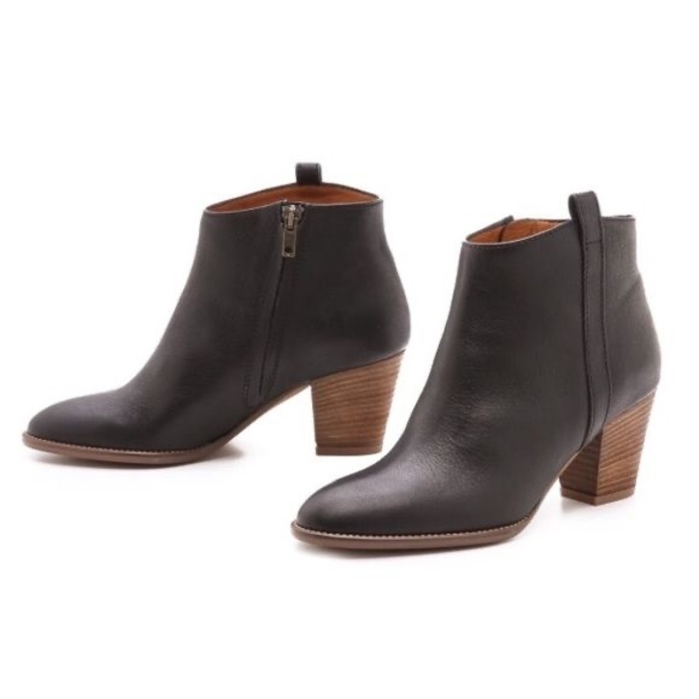 The Billie Boot - Madewell - black leather